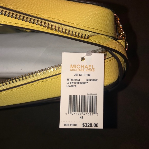 NWT Authentic Michael Kors Large Jet Set Crossbody - Picture 5 of 7